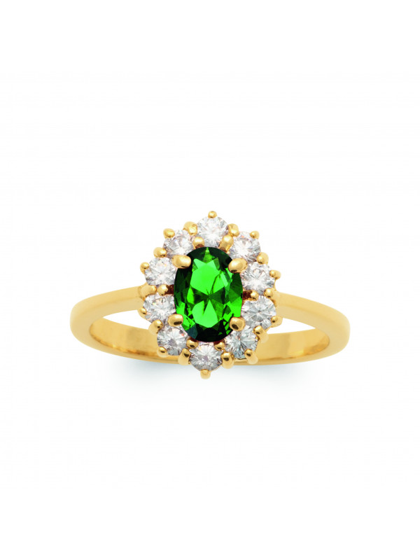 Bague Madrid Vert Emeraude